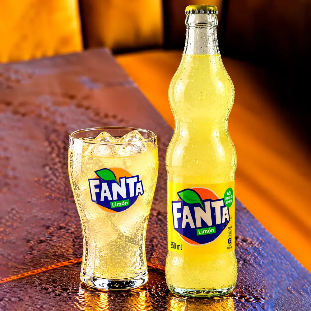 Fanta limón cristal