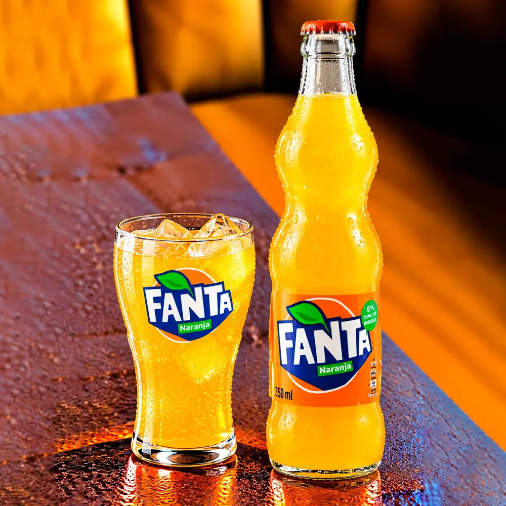 Fanta naranja cristal