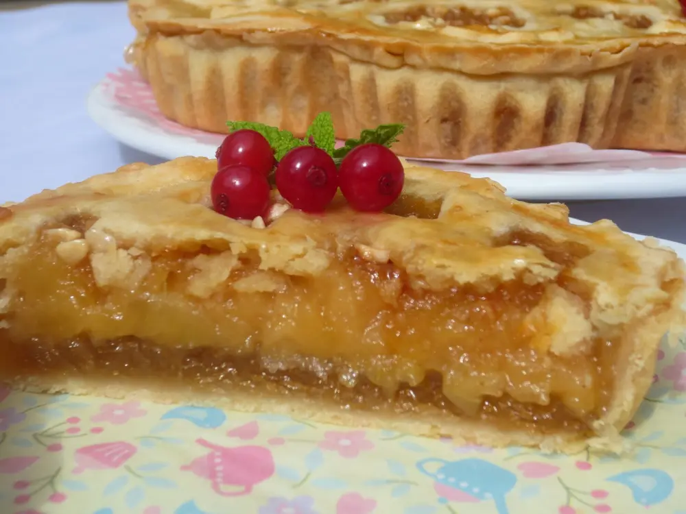Tarta compota manzana